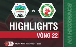 Video bóng đá: HAGL 1-1 Bình Định (Vòng 22 V.League 2022)