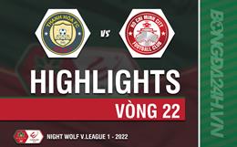 Video tổng hợp: Thanh Hóa 1-2 TPHCM (Vòng 22 V.League 2022)