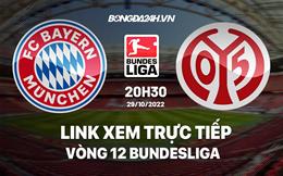 Link xem trực tiếp Bayern vs Mainz 20h30 ngày 29/10 (Bundesliga 2022/23)