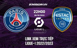 Link xem trực tiếp PSG vs Troyes 22h00 ngày 29/10 (Ligue 1 2022/23)