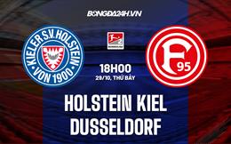 Nhận định bóng đá Holstein Kiel vs Dusseldorf 18h00 ngày 29/10 (Hạng 2 Đức 2022)