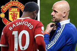 Erik ten Hag khích tướng Marcus Rashford