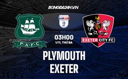 Nhận định bóng đá Plymouth vs Exeter 3h00 ngày 1/11 (Hạng 2 Anh 2022/23)