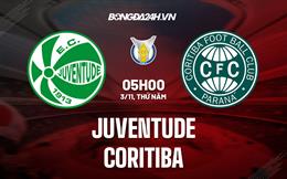 Nhận định bóng đá Juventude vs Coritiba 5h00 ngày 3/11 (VĐQG Brazil 2022)