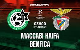 Nhận định -  Maccabi Haifa vs Benfica 3h00 ngày 3/11 (Champions League 2022/23)