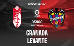 Nhận định Granada vs Levante 3h00 ngày 4/11 (Hạng 2 Tây Ban Nha 2022/23)