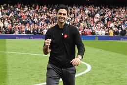 Thầy Arteta lọt vào danh sách đề cử tháng 10 