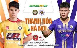 Nhận định bóng đá Thanh Hóa vs Hà Nội 17h00 ngày 4/11 (V-League 2022)