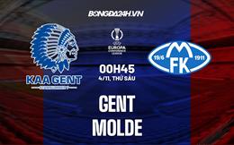 Nhận định - soi kèo Gent vs Molde 0h45 ngày 4/11 (Europa Conference League 2022/23)