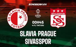 Nhận định Slavia Prague vs Sivasspor 0h45 ngày 4/11 (Europa Conference League 2022/23))