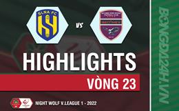 Video bóng đá SLNA vs Bình Dương: Văn Đức lập cú đúp