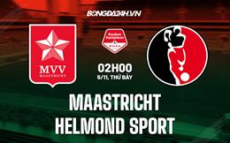 Nhận định Maastricht vs Helmond Sport 2h00 ngày 5/11 (Hạng 2 Hà Lan 2022/23)