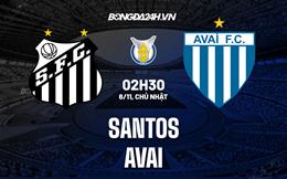 Nhận định bóng đá Santos vs Avai 2h30 ngày 6/11 (VĐQG Brazil 2022)