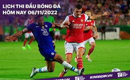 Lịch thi đấu bóng đá hôm nay 6/11: Chelsea vs Arsenal; Tottenham vs Liverpool