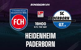 Nhận định bóng đá Heidenheim vs Paderborn 19h00 ngày 5/11 (Hạng 2 Đức 2022/23)