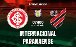 Nhận định, dự đoán Internacional vs Paranaense 7h00 ngày 6/11 (VĐQG Brazil 2022)