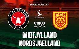 Nhận định Midtjylland vs Nordsjaelland 01h00 ngày 8/11 (VĐQG Đan Mạch 2022/23)