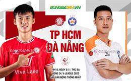 Nhận định bóng đá TPHCM vs Đà Nẵng 19h15 ngày 8/11 (V-League 2022)