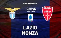 Nhận định -  Lazio vs Monza 2h45 ngày 11/11 (Serie A 2022/23)