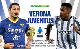 Nhận định bóng đá Verona vs Juventus 0h30 ngày 11/10 (Serie A 2022/23)