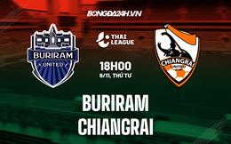 Nhận định, dự đoán Buriram vs Chiangrai 18h00 ngày 9/11 (VĐQG Thái Lan 2022/23)