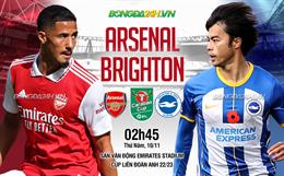 Nhận định Arsenal vs Brighton (02h45 ngày 10/11): Không dễ cho Pháo thủ