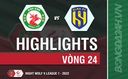Video tổng hợp: Bình Định vs SLNA (Vòng 24 V.League 2022)