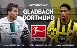 Nhận định -  Monchengladbach vs Dortmund 2h30 ngày 12/11 (Bundesliga 2022/23)