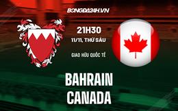 Nhận định -  Bahrain vs Canada 22h30 ngày 11/11 (Giao hữu quốc tế)