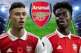 Đây! Đội hình ra sân của Arsenal trước Wolves