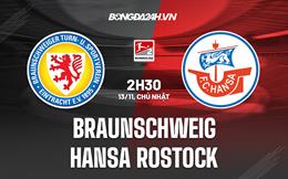 Nhận định Braunschweig vs Hansa Rostock 02h30 ngày 12/11 (Hạng 2 Đức 2022/23)
