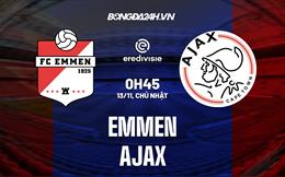 Nhận định -  Emmen vs Ajax 0h45 ngày 13/11 (VĐQG Hà Lan 2022/23)