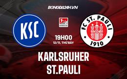 Nhận định - dự đoán Karlsruher vs St.Pauli 19h00 ngày 11/11 (Hạng 2 Đức 2022/23)