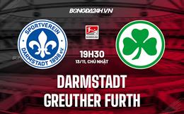 Nhận định Darmstadt vs Greuther Furth 19h30 ngày 13/11 (Hạng 2 Đức 2022)