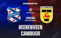 Nhận định Heerenveen vs Cambuur 20h30 ngày 13/11 (VĐQG Hà Lan 2022/23)