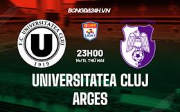 Nhận định Universitatea Cluj vs Arges 23h00 ngày 14/11 (VĐQG Romania 2022)