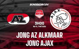 Nhận định Jong AZ Alkmaar vs Jong Ajax 3h00 ngày 18/11 (Hạng 2 Hà Lan 2022/23)