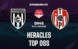 Nhận định Heracles vs TOP Oss 0h45 ngày 20/11 (Hạng 2 Hà Lan 2022/23)