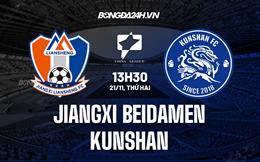 Nhận định Jiangxi Beidamen vs Kunshan 13h30 ngày 21/11 (Hạng 2 Trung Quốc 2022)