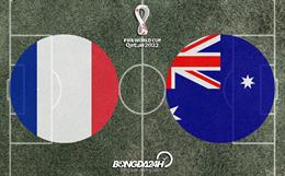 Đội hình chính thức Pháp vs Australia 2h00 ngày 23/11 (World Cup 2022)