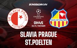 Nhận định Slavia Prague vs St.Poelten 00h45 ngày 24/11 (UEFA Champion League nữ 2022)