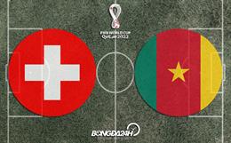 Đội hình chính thức Thụy Sĩ vs Cameroon 17h00 ngày 24/11 (World Cup 2022)