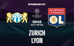Nhận định Zurich vs Lyon 0h45 ngày 25/11 (UEFA Champions League Nữ 2022/23)