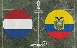 Đội hình chính thức Hà Lan vs Ecuador 23h00 ngày 25/11 (World Cup 2022)