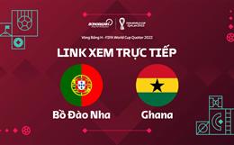 Trực tiếp Bồ Đào Nha vs Ghana links coi soccer World Cup 2022 VTV2