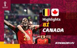 Video bàn thắng Bỉ vs Canada: Chiến thắng quá vất vả của Quỷ đỏ