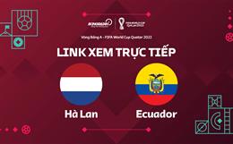 Link xem Hà Lan vs Ecuador trực tiếp bóng đá World Cup 2022 VTV2