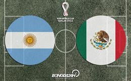 Đội hình chính thức Argentina vs Mexico 02h00 ngày 27/11 (World Cup 2022)
