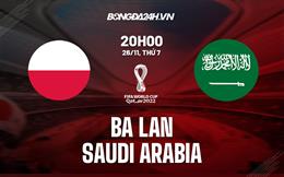 Kết quả Ba Lan vs Saudi Arabia: 3 điểm đầu tiên cho Đại bàng trắng