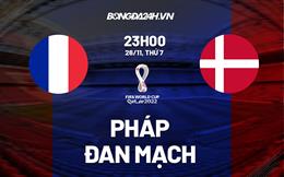 Kết quả Pháp vs Đan Mạch: Chiến thắng thứ 2 của Les Bleus